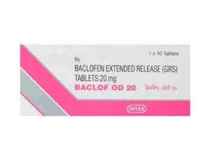 Baclof OD 20 mg - Intas Pharmaceuticals