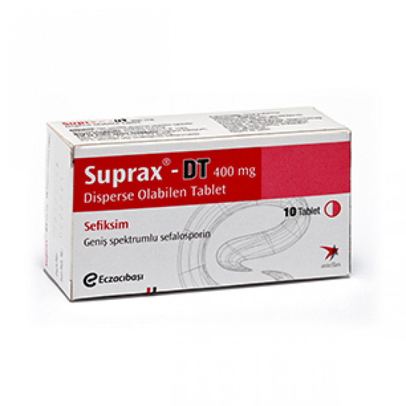 Suprax-DT 400 - Eczacıbaşı 1 Suprax-DT 400 - Eczacıbaşı